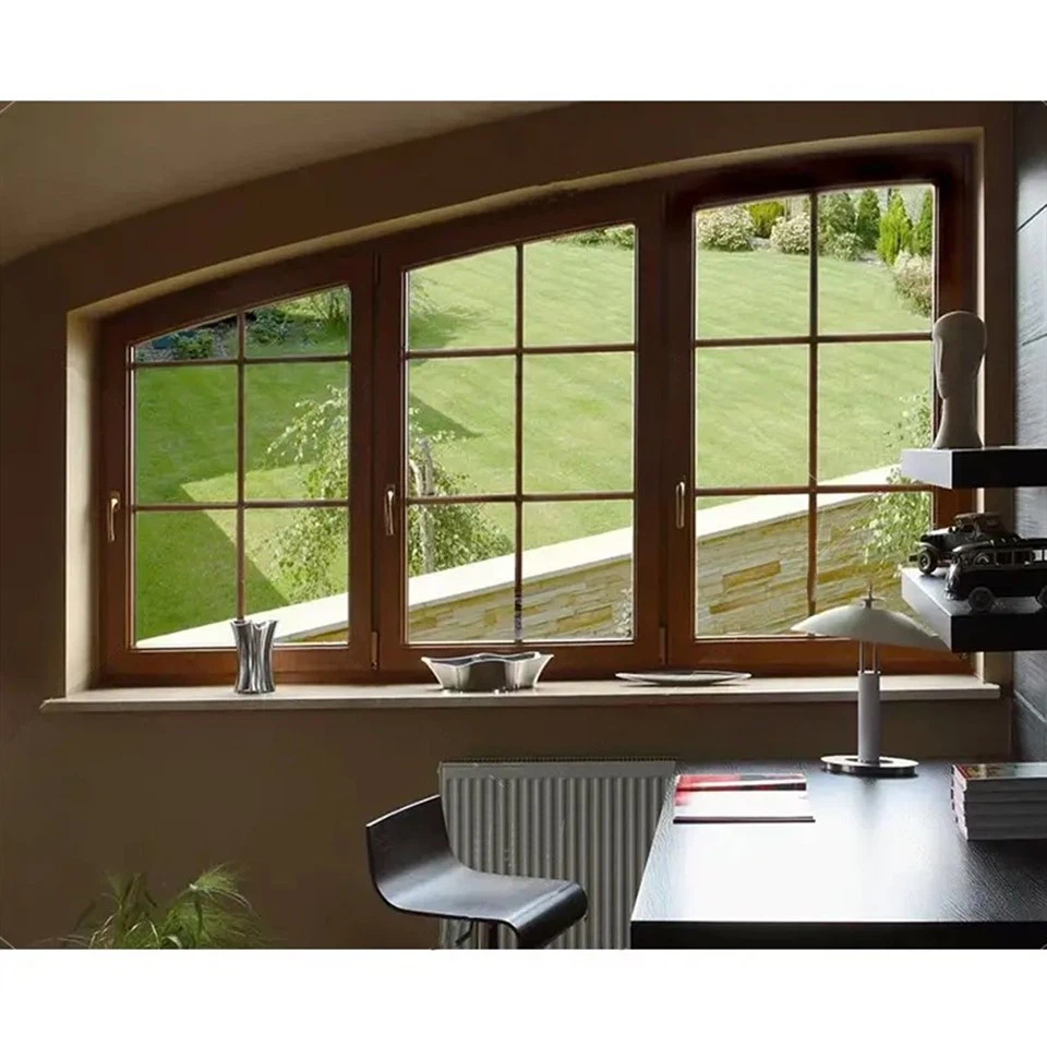 aluminium windows with wooden frame